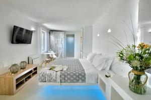 TV a/nebo společenská místnost v ubytování Elegant Mykonos
