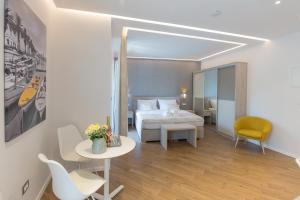 Posteľ alebo postele v izbe v ubytovaní AML apartments