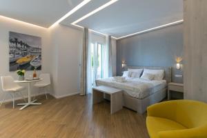 Posteľ alebo postele v izbe v ubytovaní AML apartments