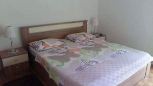 Cama o camas de una habitación en Apartmani Bibinje