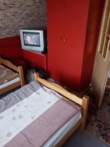 Posteľ alebo postele v izbe v ubytovaní aura + 6 fotografií