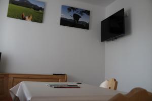 TV a/nebo společenská místnost v ubytování Bucherhof