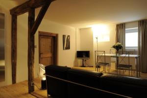 TV a/nebo společenská místnost v ubytování Hotel Müller - mountain lodge