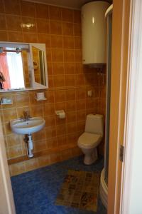 Koupelna v ubytování Guesthouse Bērzi + 16 fotografií