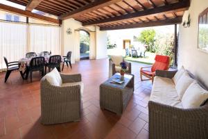 Posezení v ubytování Agriturismo Fattoria di Sommaia