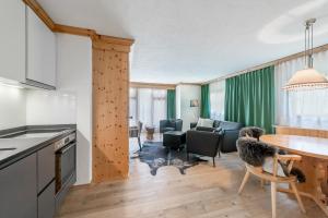 Kuchyň nebo kuchyňský kout v ubytování Boutique Hotel Cervus