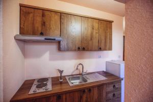 Kuchyň nebo kuchyňský kout v ubytování Apartmani i sobe Dinko