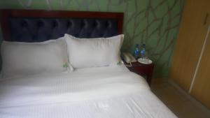 Postel nebo postele na pokoji v ubytování Ash White Hotel