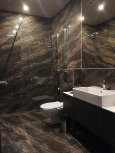 Koupelna v ubytování Hotel Ub Business & Wellness