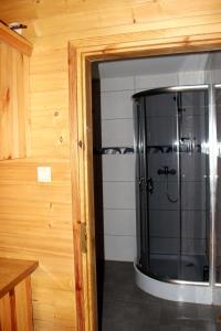 Kúpeľňa v ubytovaní Zawoja Chaty Górskie D2