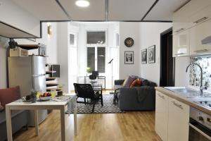 Kuchyňa alebo kuchynka v ubytovaní Apartment Rudy