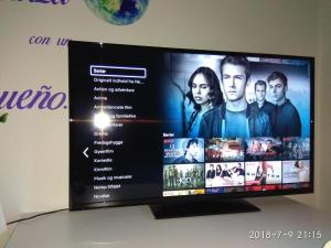 TV a/nebo společenská místnost v ubytování Gast Zimmer Outrup