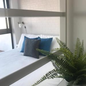 Ein Bett oder Betten in einem Zimmer der Unterkunft Sunrise Creek