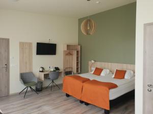 TV a/nebo společenská místnost v ubytování Hotel Hallormsstadur