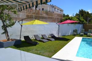 Bazén v ubytování 4 apartmens private pool 20people max nebo v jeho okolí