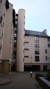 The building where the student accommodation is located