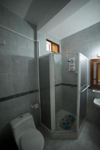 Koupelna v ubytování Hotel Soberao