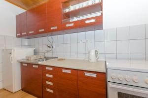 Kuchyň nebo kuchyňský kout v ubytování Apartments Katica + 29 fotografií