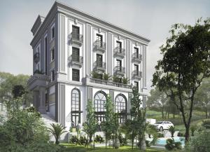 Zahrada ubytování Sapa Wings Hotel