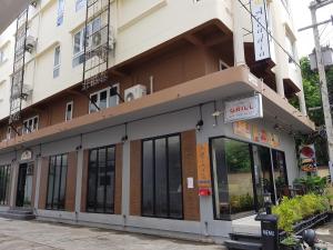 Budova, kde se aparthotel nachází