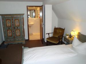 Postel nebo postele na pokoji v ubytování Hotel Haus Appelberg
