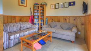 A seating area at Endeavour Lodge