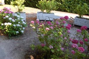 La Vallière en Vue - gîte climatisé外面的花园