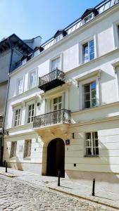Budynek, w którym mieści się apartament