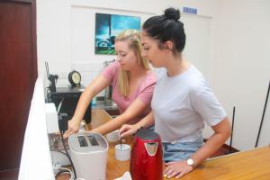 Os clientes hospedados em Havelock City Hostel, Colombo