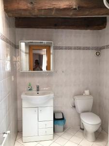 A bathroom at Hotel U Zlateho Andela