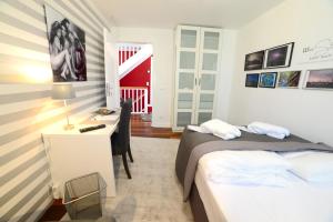 Postel nebo postele na pokoji v ubytování Lilis kleines Hotel