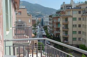 a view of a city street with buildings at Casa Laura in Alassio