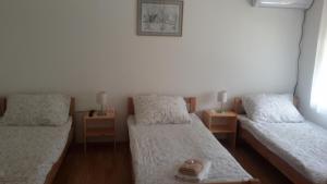 Postel nebo postele na pokoji v ubytování Fortuna Apartments