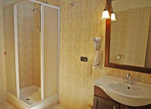 a bathroom with a shower and a sink at Tenuta Del Massimo Feudo in Veroli +43 photos
