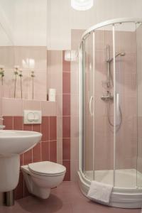 Koupelna v ubytování Apartamenty w Świnoujściu