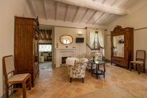 Posezení v ubytování Agriturismo Podere La Rocca