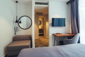 TV a/nebo společenská místnost v ubytování MORENIA All Inclusive Hotel