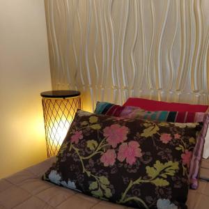 
Säng eller sängar i ett rum på Majatalo & Ravintola Villa Emilia
