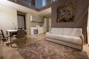 Kuchyň nebo kuchyňský kout v ubytování Domus Hyblaea Resort