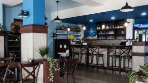 Lounge nebo bar v ubytování Mobilní dům Marbella kemp Výrovice