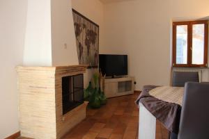 A television and/or entertainment centre at La Casetta Superior