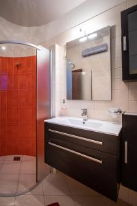 Koupelna v ubytování Apartman NANE