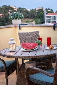 Balkón nebo terasa v ubytování Apartman NANE