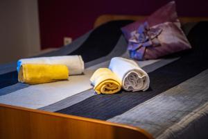 Postel nebo postele na pokoji v ubytování Apartman NANE