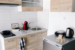 Kuchyňa alebo kuchynka v ubytovaní Exit Apartments