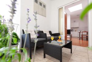 Posezení v ubytování Apartments R
