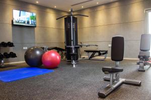 Fitness centrum a/nebo fitness zařízení v ubytování Al Ahsa Grand Serviced Apartment