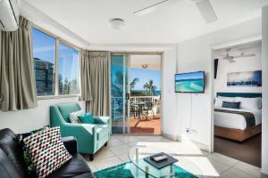 Zona de estar de Sandcastles Mooloolaba