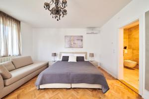 Postel nebo postele na pokoji v ubytování Ribarska Koliba - Villa Marija
