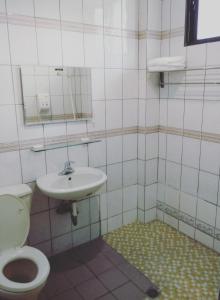 Koupelna v ubytování Pu Shi Homestay